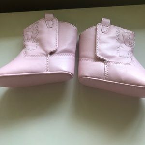 Pink cowboy boots